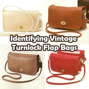Identifying Vintage Coach Bags - The Dinky, Shoulder, Convertible, and Pocket